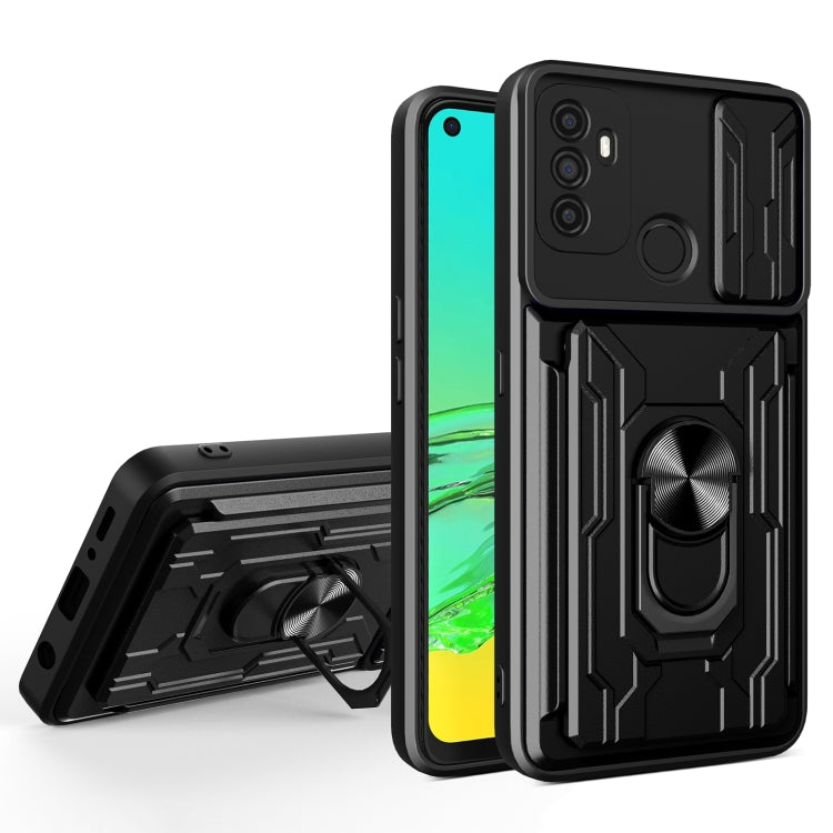 For OPPO A53 2020 / A32 Sliding Camshield Card Phone Case