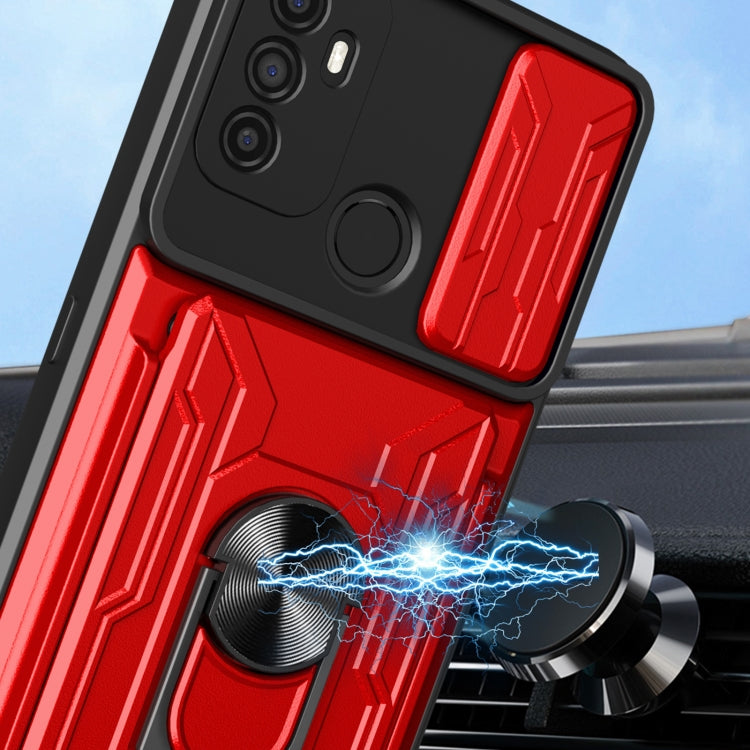 For OPPO A53 2020 / A32 Sliding Camshield Card Phone Case