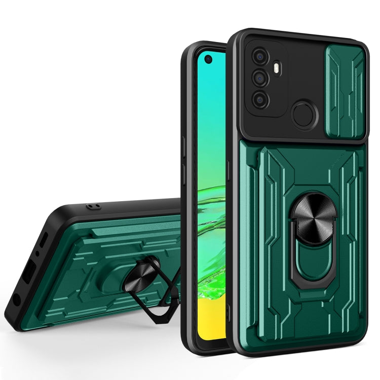 For OPPO A53 2020 / A32 Sliding Camshield Card Phone Case