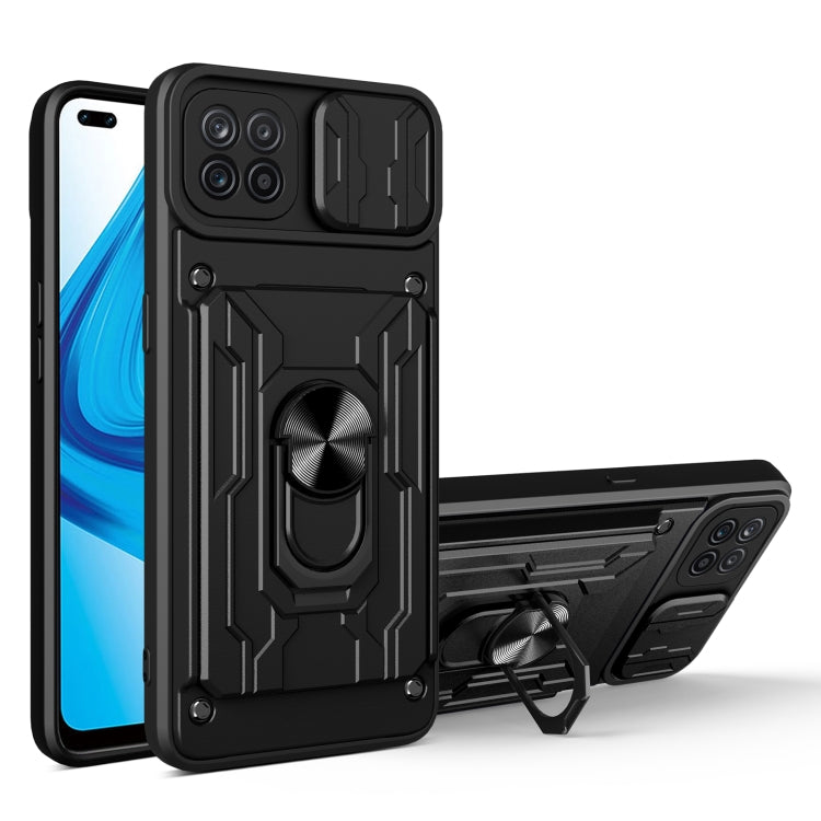 For OPPO F17 Pro / A93 Sliding Camshield Card Phone Case
