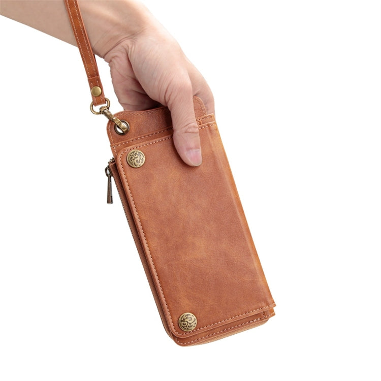 For iPhone 7 Plus / 8 Plus Multi-function PU + TPU Horizontal Flip Leather Case with Card Slots & Wallet & Photo Frame & Lanyard