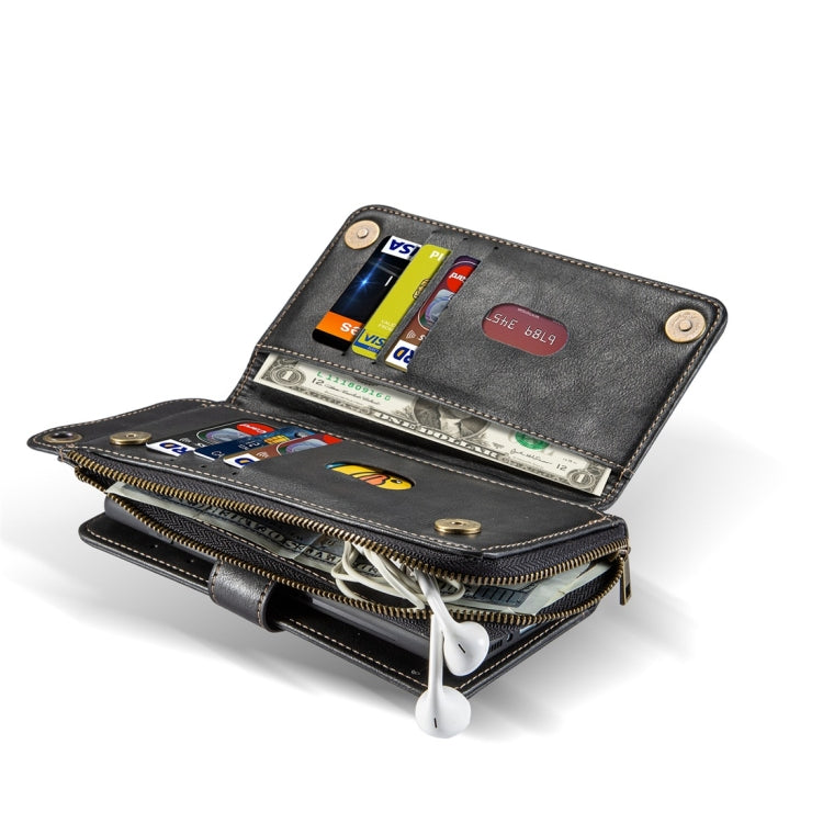 For iPhone 11 Multi-function PU + TPU Horizontal Flip Leather Case with Card Slots & Wallet & Photo Frame & Lanyard(Black)