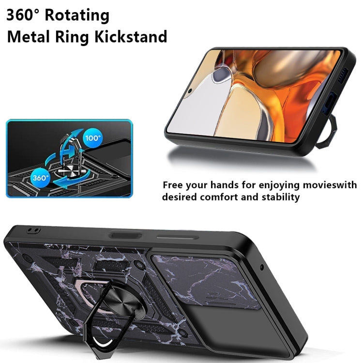 For Xiaomi Mi 11T / 11T Pro Sliding Camera Cover Design Camouflage Series Phone Case