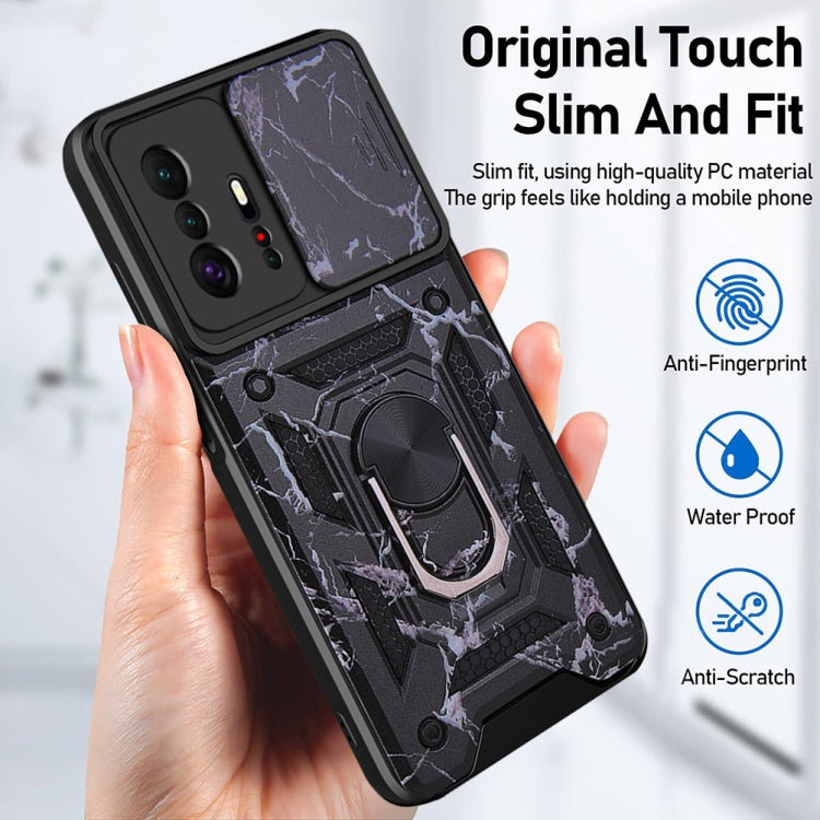 For Xiaomi Mi 11T / 11T Pro Sliding Camera Cover Design Camouflage Series Phone Case