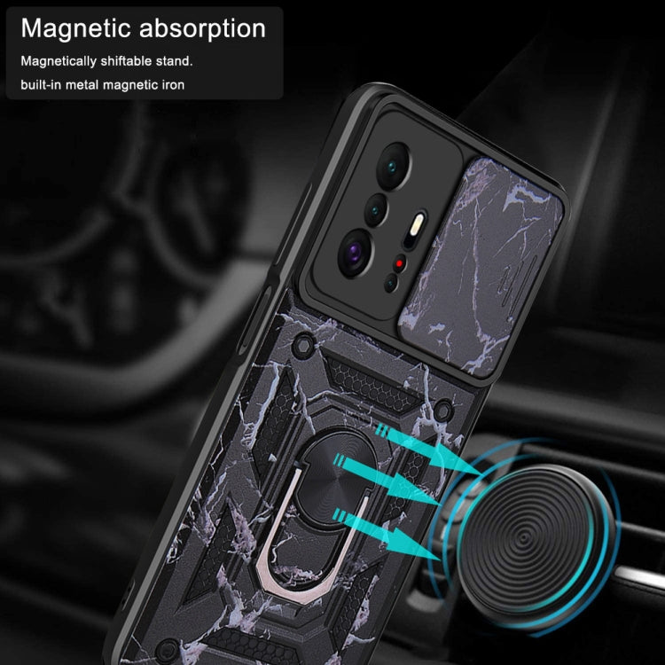 For Xiaomi Mi 11T / 11T Pro Sliding Camera Cover Design Camouflage Series Phone Case