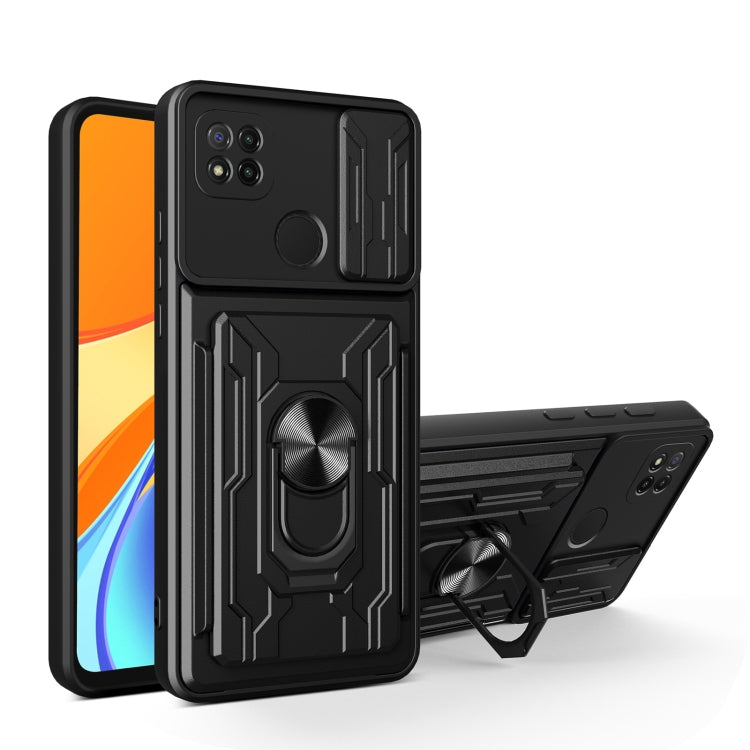 For Xiaomi Redmi 9C Sliding Camshield Card Phone Case