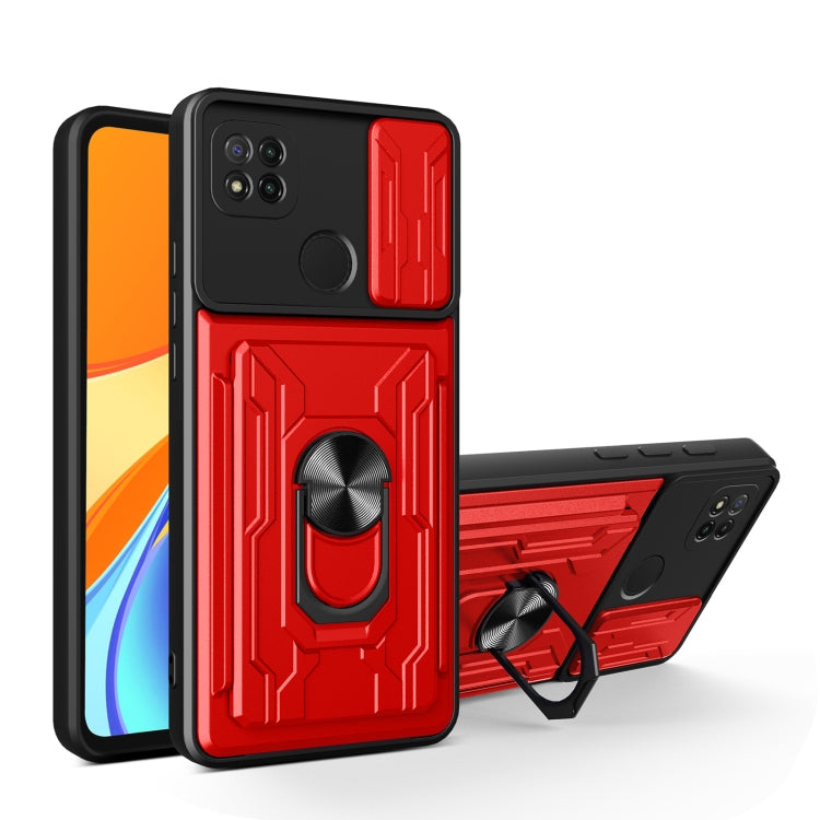 For Xiaomi Redmi 9C Sliding Camshield Card Phone Case