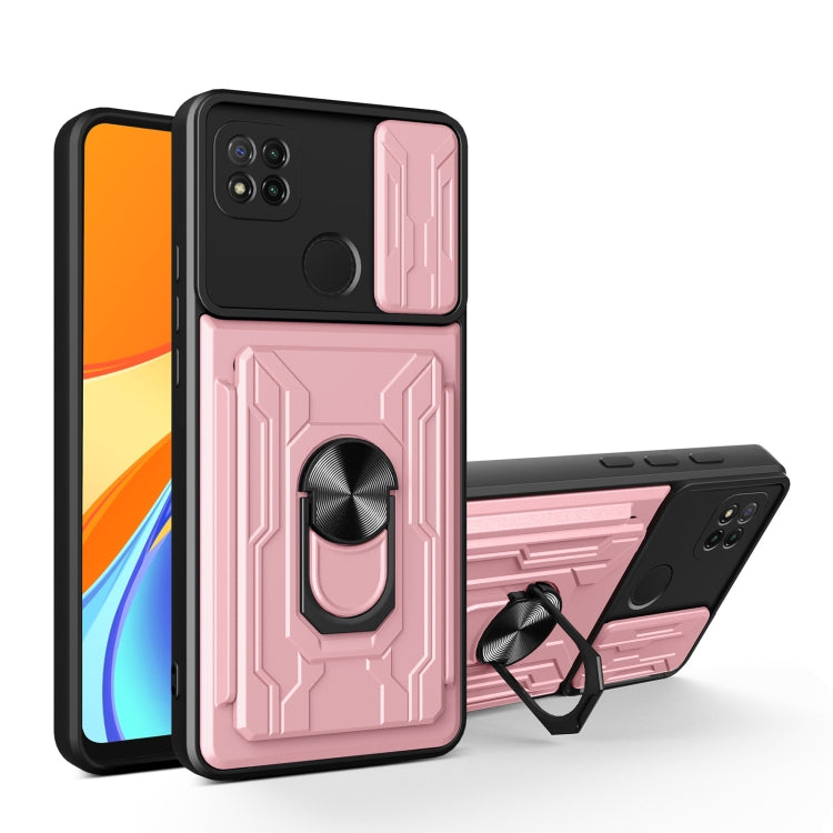 For Xiaomi Redmi 9C Sliding Camshield Card Phone Case