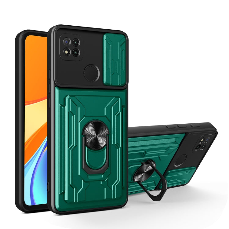 For Xiaomi Redmi 9C Sliding Camshield Card Phone Case