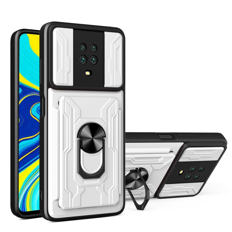 For Xiaomi Redmi Note 9S Sliding Camshield Card Phone Case