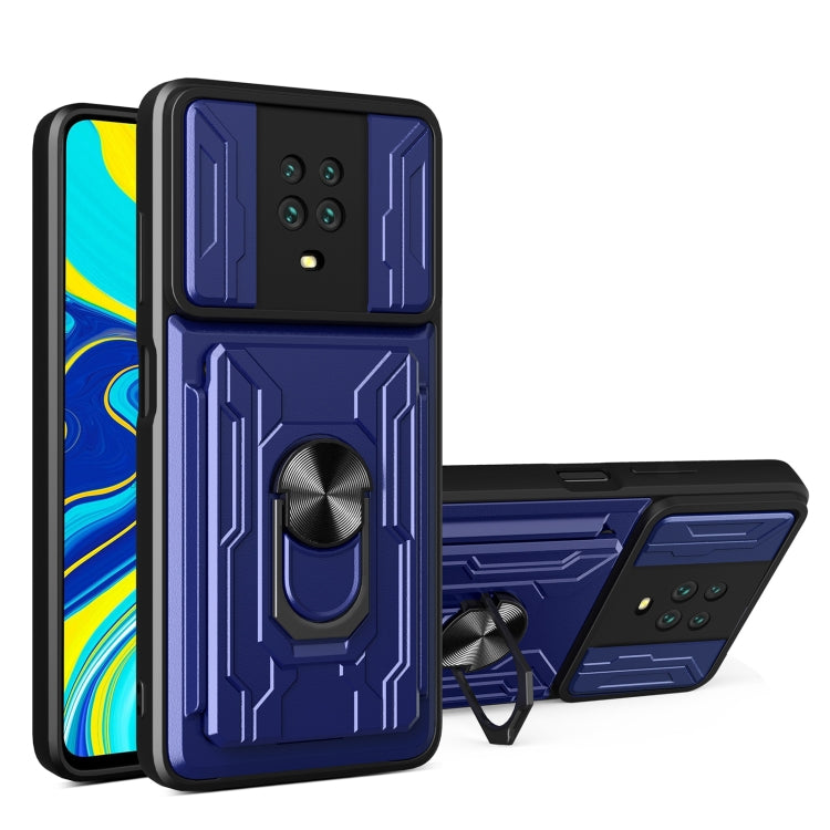 For Xiaomi Redmi Note 9S Sliding Camshield Card Phone Case