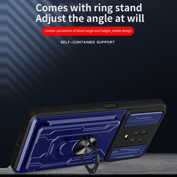 For Xiaomi Redmi Note 9S Sliding Camshield Card Phone Case