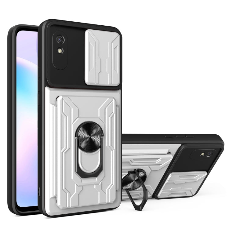 For Xiaomi Redmi 9A Sliding Camshield Card Phone Case
