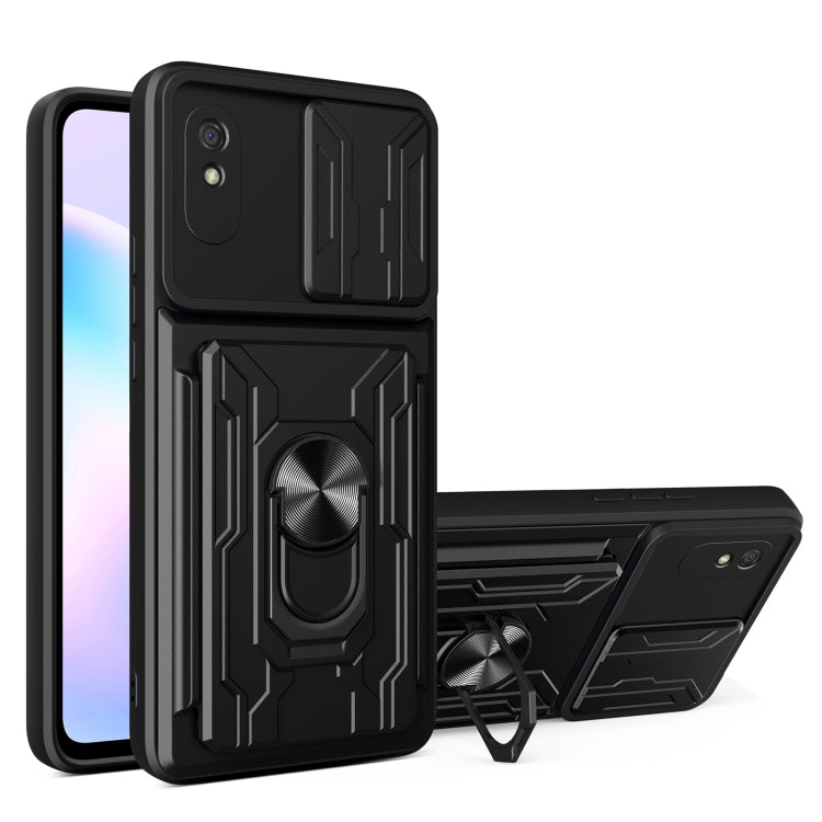 For Xiaomi Redmi 9A Sliding Camshield Card Phone Case