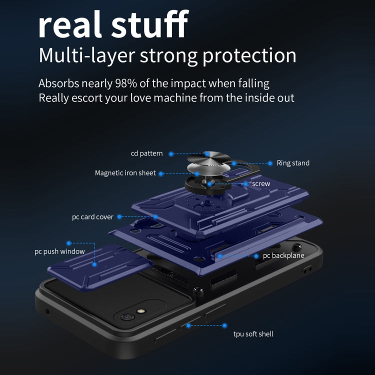 For Xiaomi Redmi 9A Sliding Camshield Card Phone Case