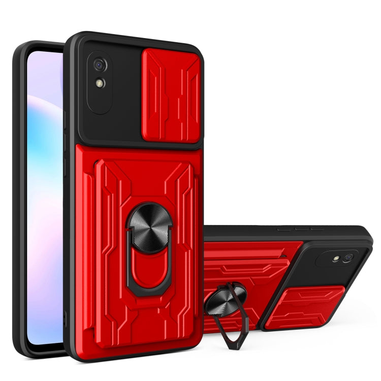 For Xiaomi Redmi 9A Sliding Camshield Card Phone Case