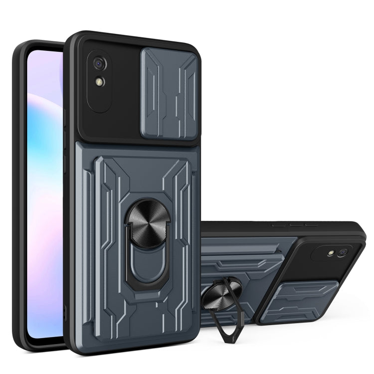 For Xiaomi Redmi 9A Sliding Camshield Card Phone Case