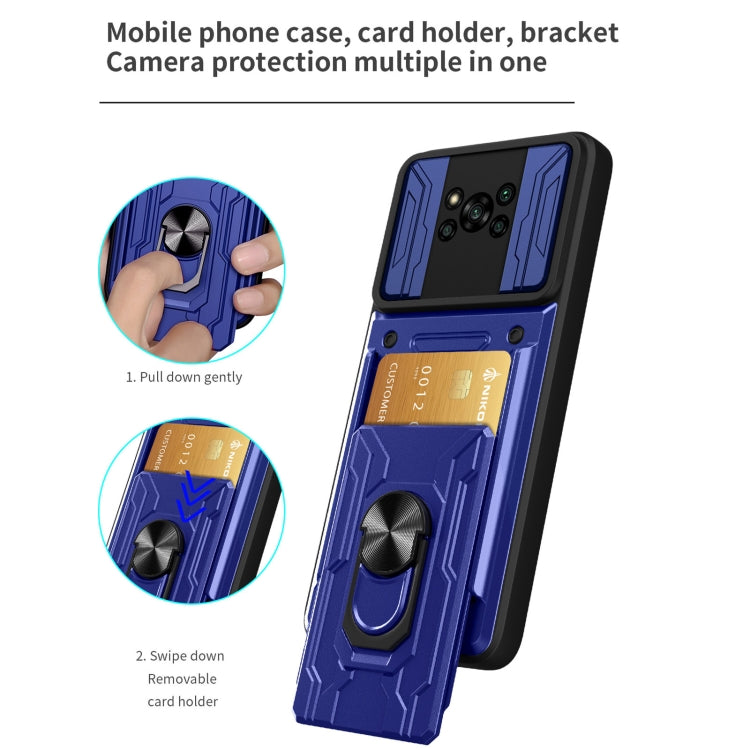 For Xiaomi Poco X3 Sliding Camshield Card Phone Case