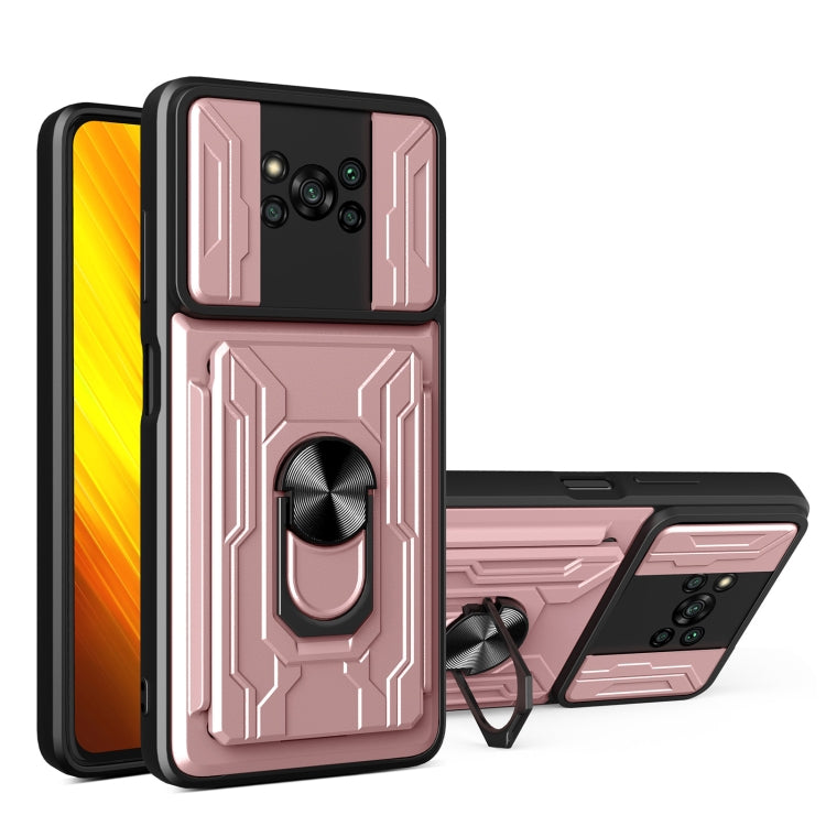 For Xiaomi Poco X3 Sliding Camshield Card Phone Case