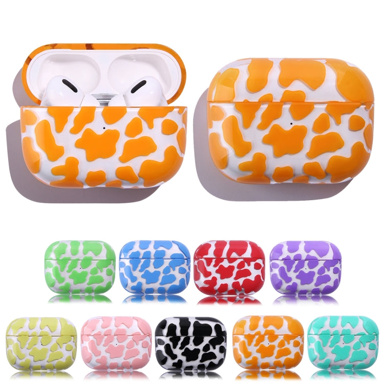Transparent Cow Series Earphone PC Protective Case For AirPods Pro
