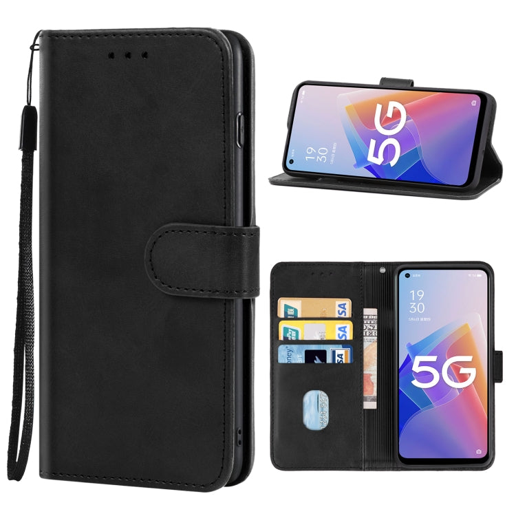 For OPPO A96 4G / A36 4G / A76 4G / K10 4G Leather Phone Case