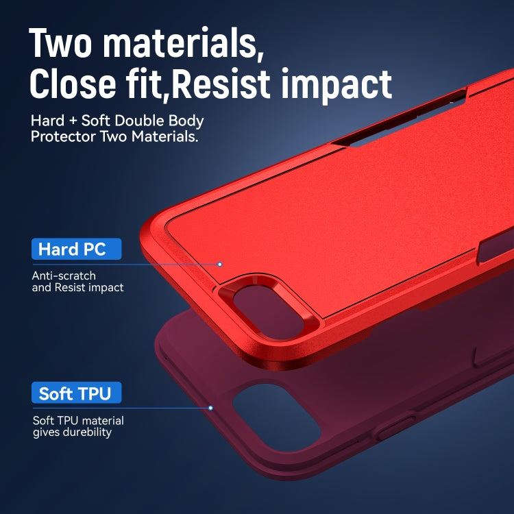 For iPhone SE 2022 / SE 2020 / 8 / 7 Pioneer Armor Heavy Duty PC + TPU Phone Case