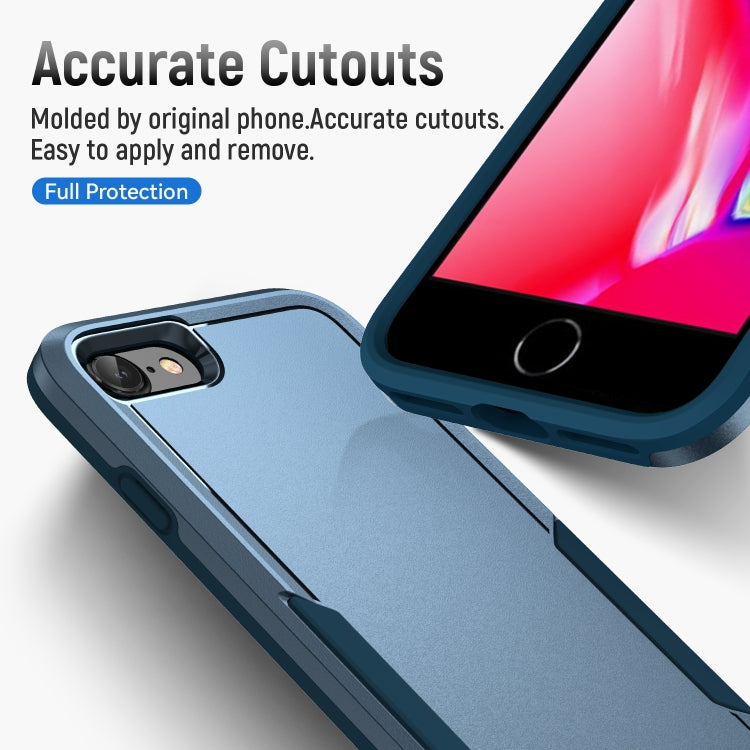 For iPhone SE 2022 / SE 2020 / 8 / 7 Pioneer Armor Heavy Duty PC + TPU Phone Case