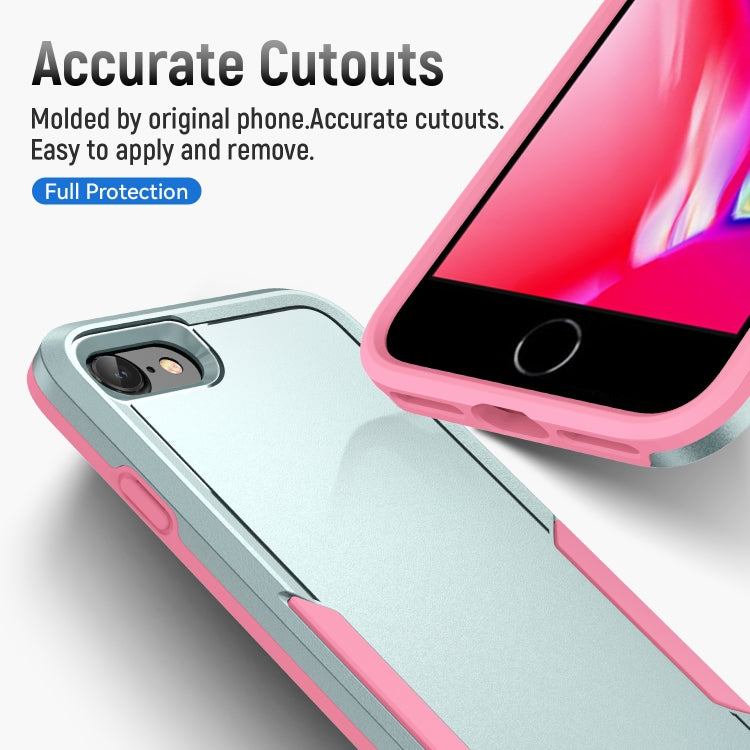 For iPhone SE 2022 / SE 2020 / 8 / 7 Pioneer Armor Heavy Duty PC + TPU Phone Case
