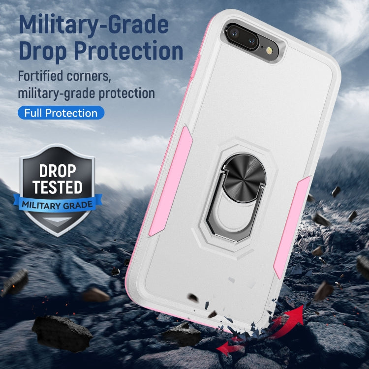 Pioneer Armor Heavy Duty PC + TPU Holder Phone Case For iPhone 8 Plus / 7 Plus