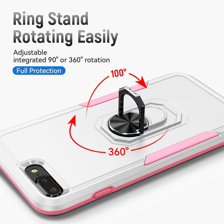 Pioneer Armor Heavy Duty PC + TPU Holder Phone Case For iPhone 8 Plus / 7 Plus