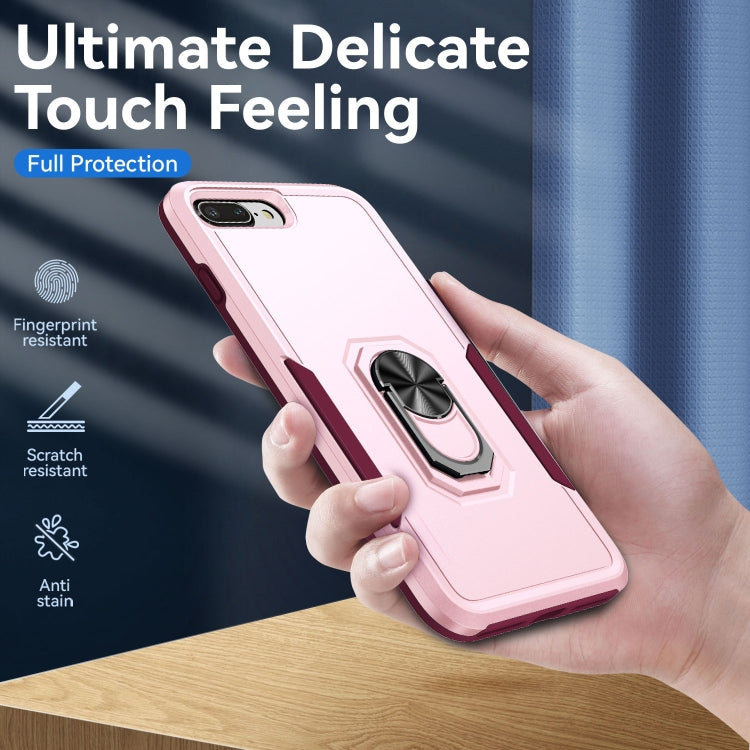 Pioneer Armor Heavy Duty PC + TPU Holder Phone Case For iPhone 8 Plus / 7 Plus