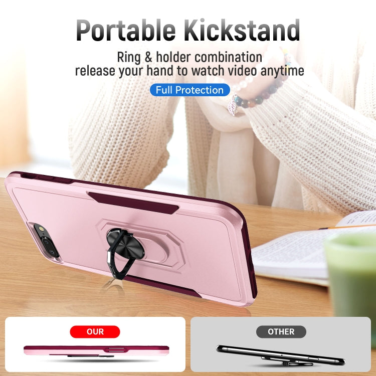 Pioneer Armor Heavy Duty PC + TPU Holder Phone Case For iPhone 8 Plus / 7 Plus