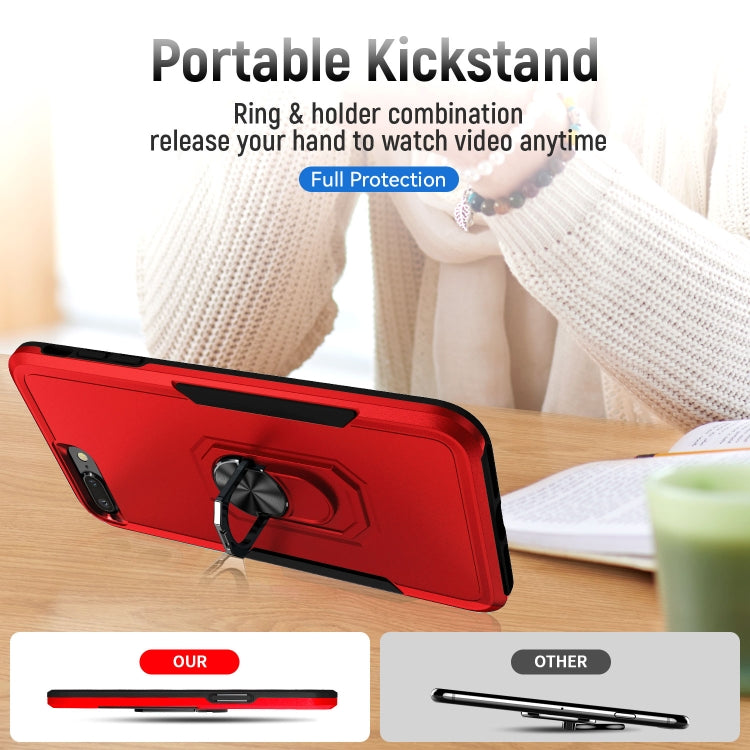 Pioneer Armor Heavy Duty PC + TPU Holder Phone Case For iPhone 8 Plus / 7 Plus