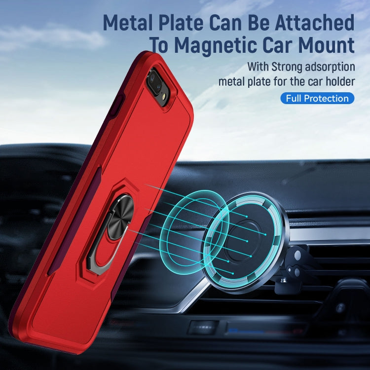 Pioneer Armor Heavy Duty PC + TPU Holder Phone Case For iPhone 8 Plus / 7 Plus