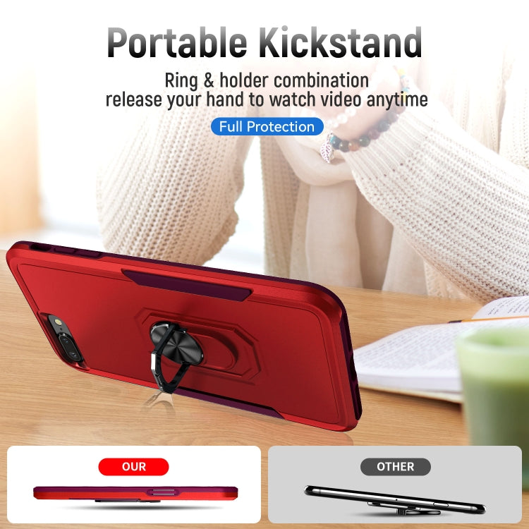 Pioneer Armor Heavy Duty PC + TPU Holder Phone Case For iPhone 8 Plus / 7 Plus