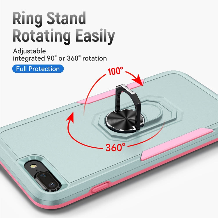 Pioneer Armor Heavy Duty PC + TPU Holder Phone Case For iPhone 8 Plus / 7 Plus