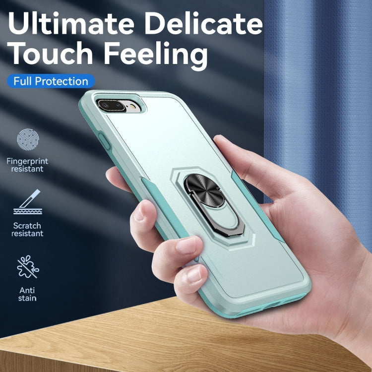 Pioneer Armor Heavy Duty PC + TPU Holder Phone Case For iPhone 8 Plus / 7 Plus