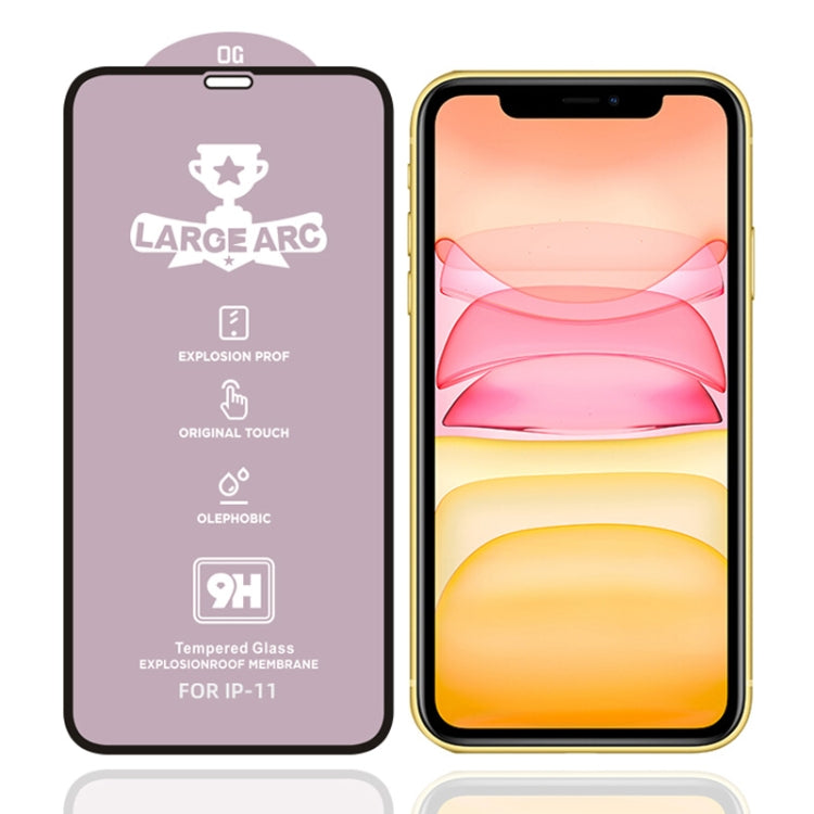 For iPhone 11 25pcs 9H HD High Alumina Full Screen Tempered Glass Film