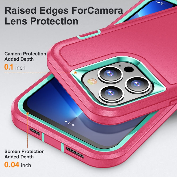 For iPhone 12 Pro Max 3 in 1 Rugged Holder Phone Case