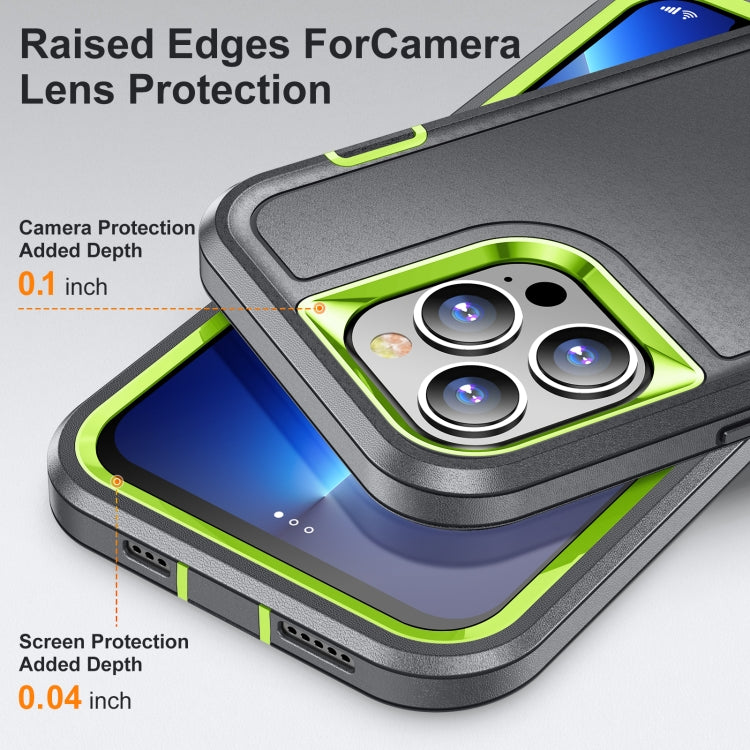 For iPhone 12 Pro Max 3 in 1 Rugged Holder Phone Case