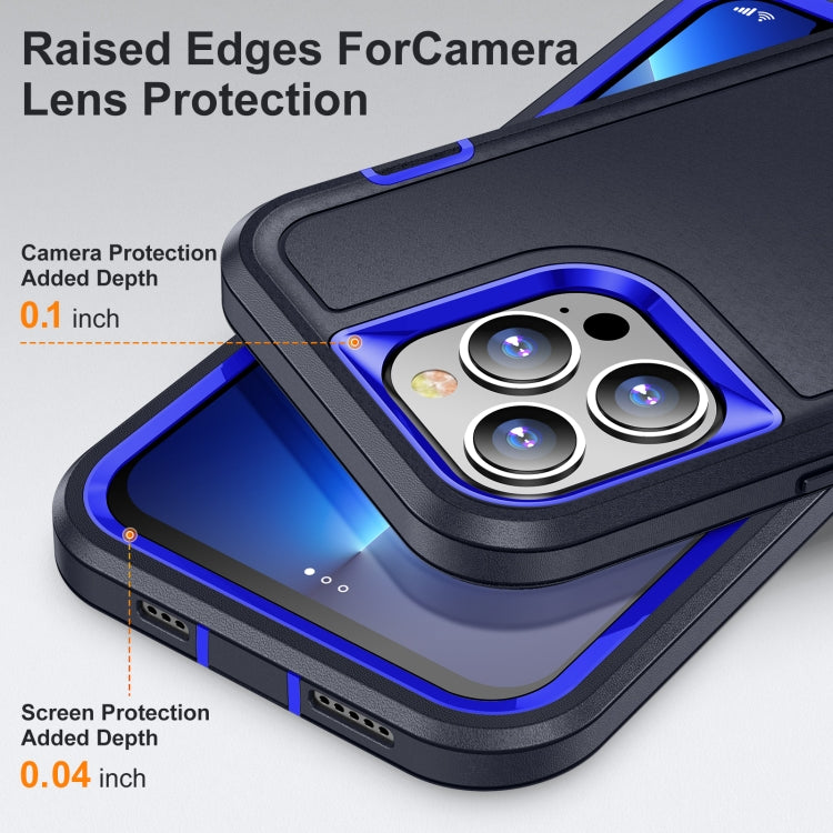 For iPhone 12 Pro Max 3 in 1 Rugged Holder Phone Case