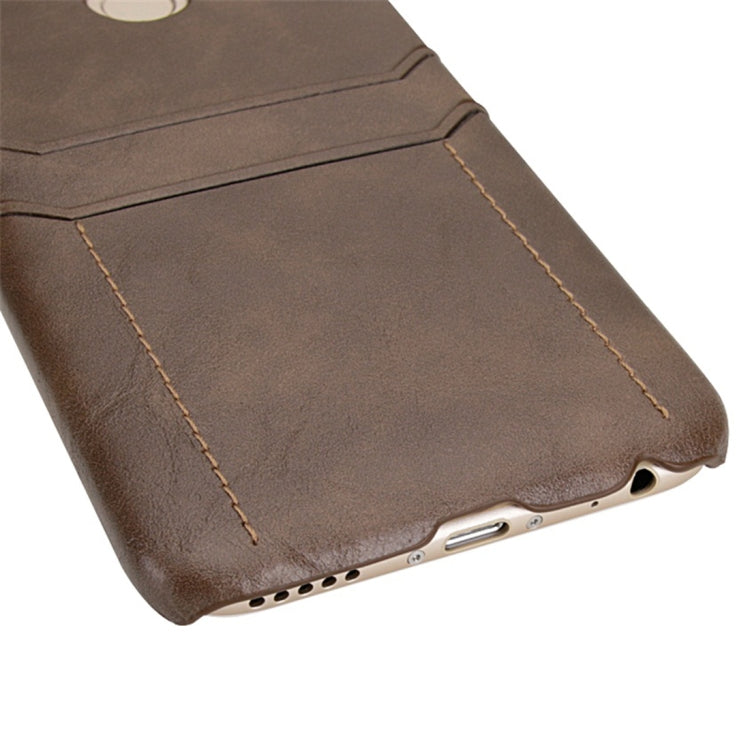 For Xiaomi Mi 5X / A1 Calf Texture PU + PC Protective Case with Card Slots(Black)