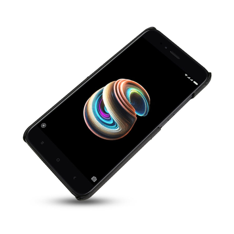 For Xiaomi Mi 6X / A2 Calf Texture PU + PC Protective Case with Card Slots(Brown)