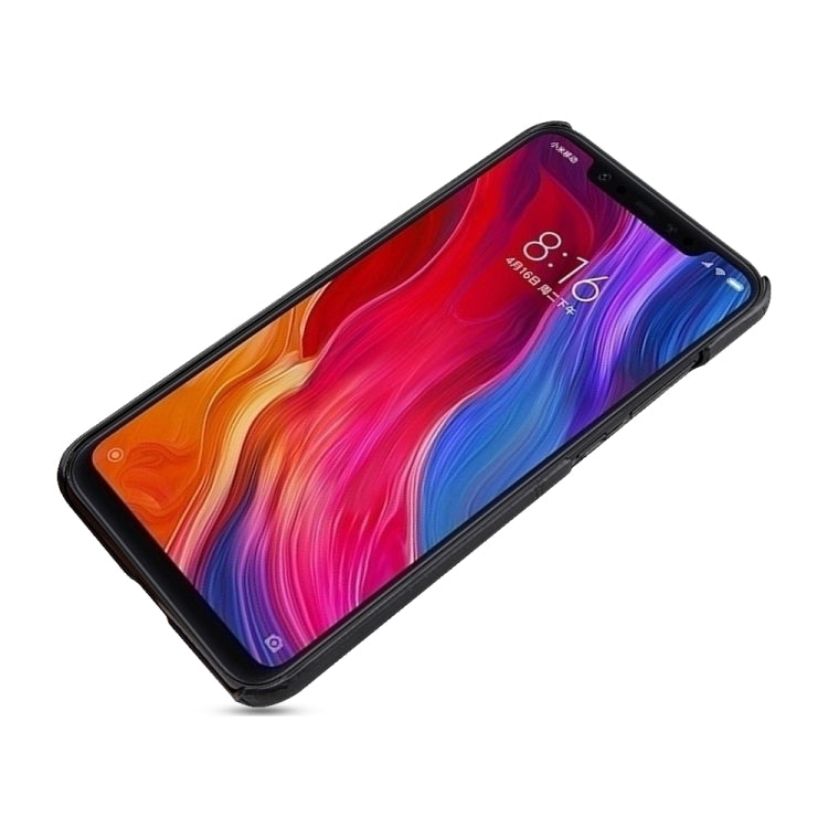 For Xiaomi Mi 8 Explorer Calf Texture PU + PC Protective Case with Card Slots
