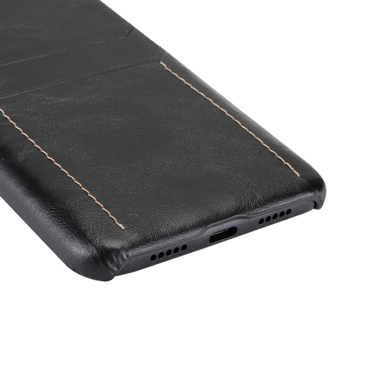 For Xiaomi Mi 8 Explorer Calf Texture PU + PC Protective Case with Card Slots