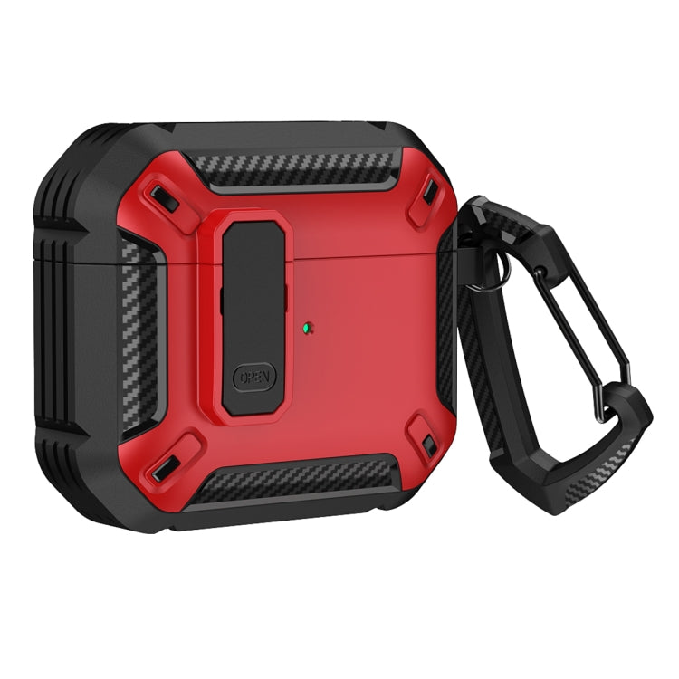 Shield Shockproof Earphone Protective Case with Hook For AirPods 3