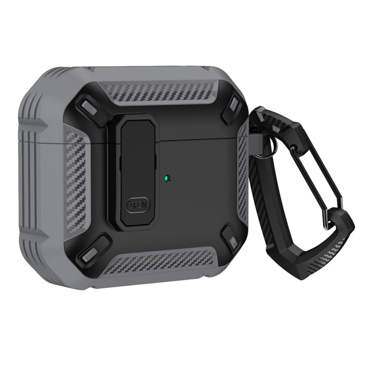 Shield Shockproof Earphone Protective Case with Hook For AirPods 3