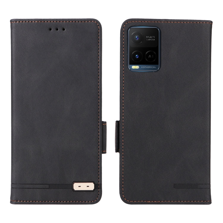 For vivo Y21 / Y33s Magnetic Clasp Leather Phone Case