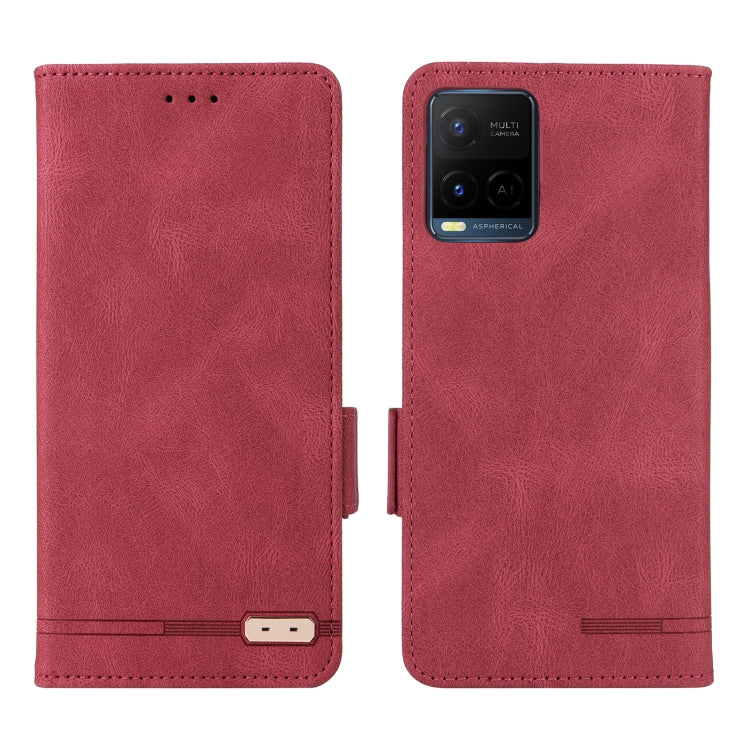 For vivo Y21 / Y33s Magnetic Clasp Leather Phone Case
