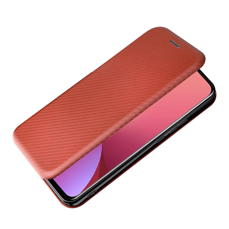 For Xiaomi 12 Pro Carbon Fiber Texture Horizontal Flip PU Phone Case